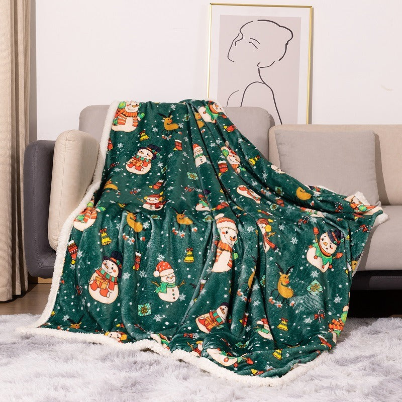 Cozy Flannel Christmas Blanket