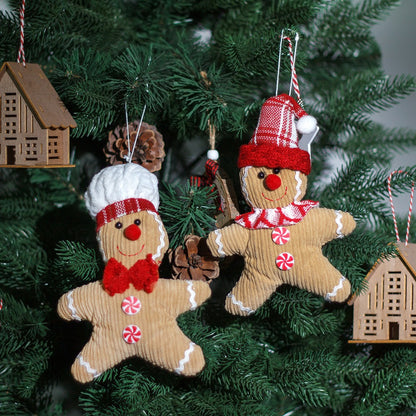 Gingerbread Plush Ornaments