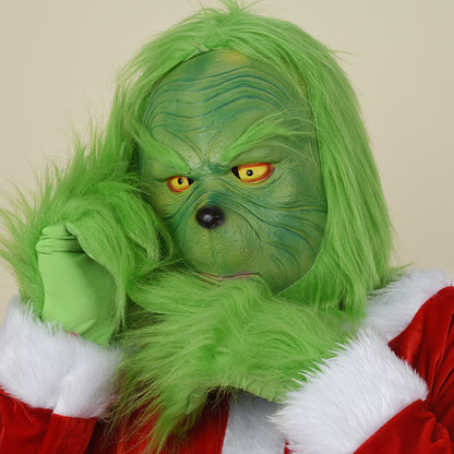 Ensemble de costumes du Grinch vert