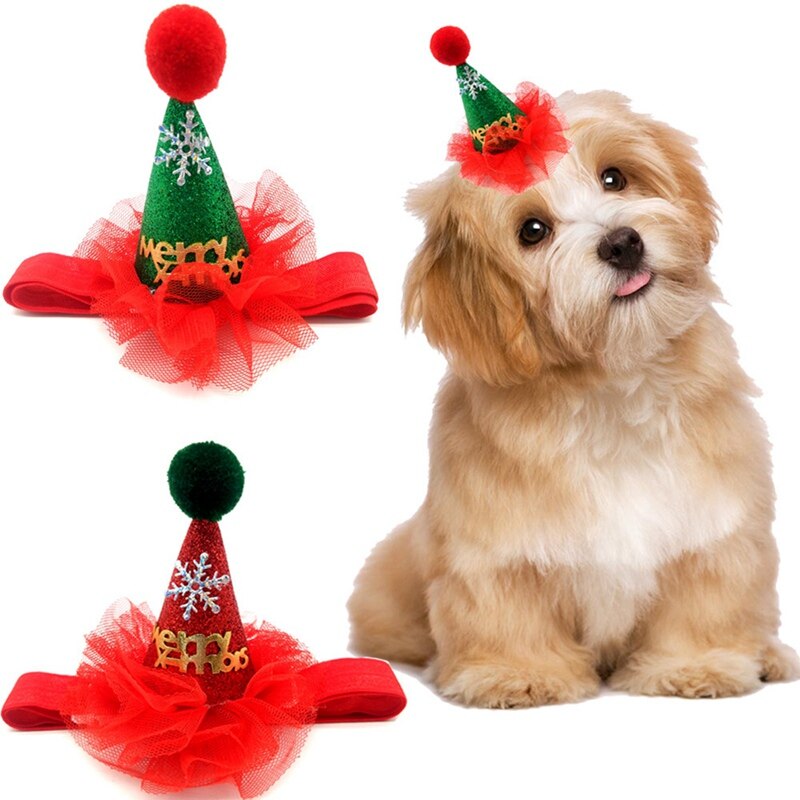 Cute Christmas Pet Hat with Headband