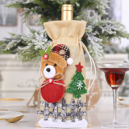 Christmas Wine Bottle Bag